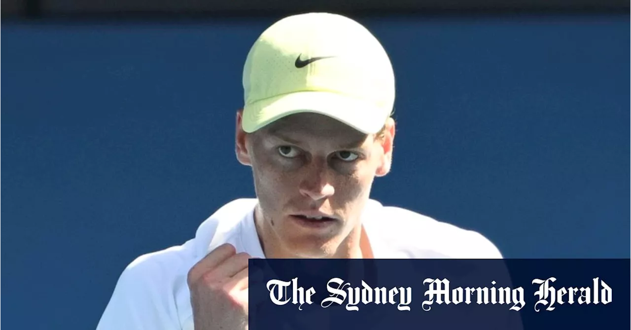 Sinner gets warm reception from tennis fans after drug travails, opens title defence in style