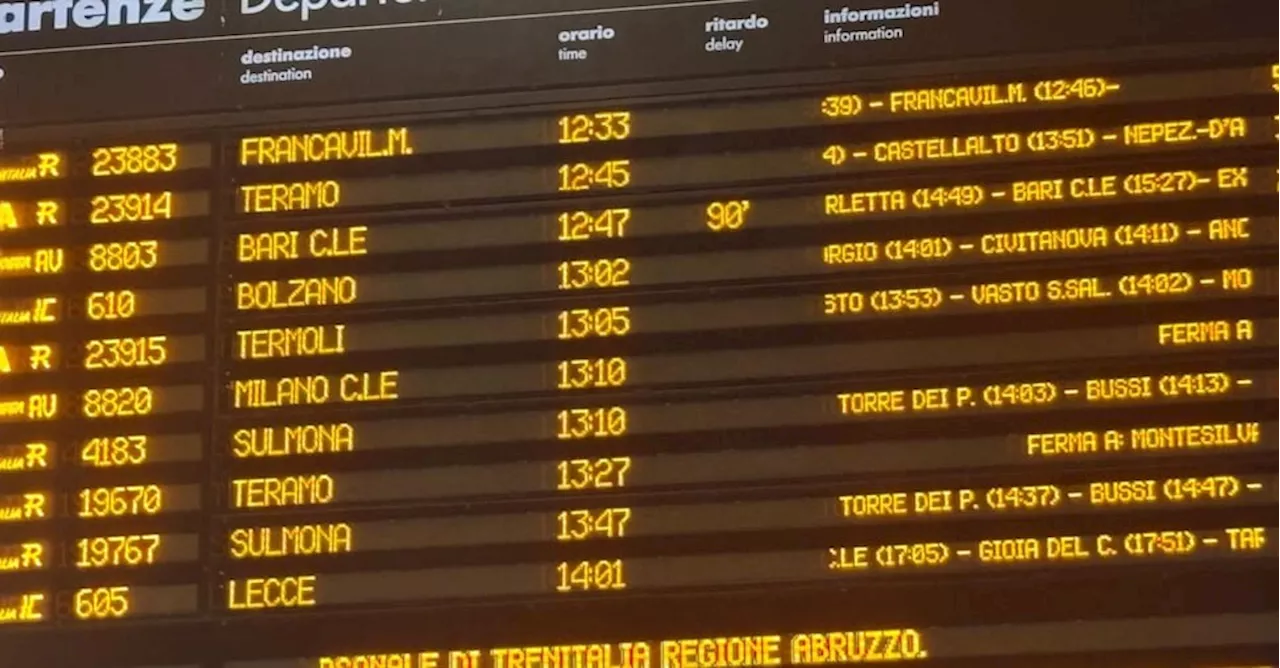 Crisi sul Ferrovie: Ritardi e Riduzione Treni