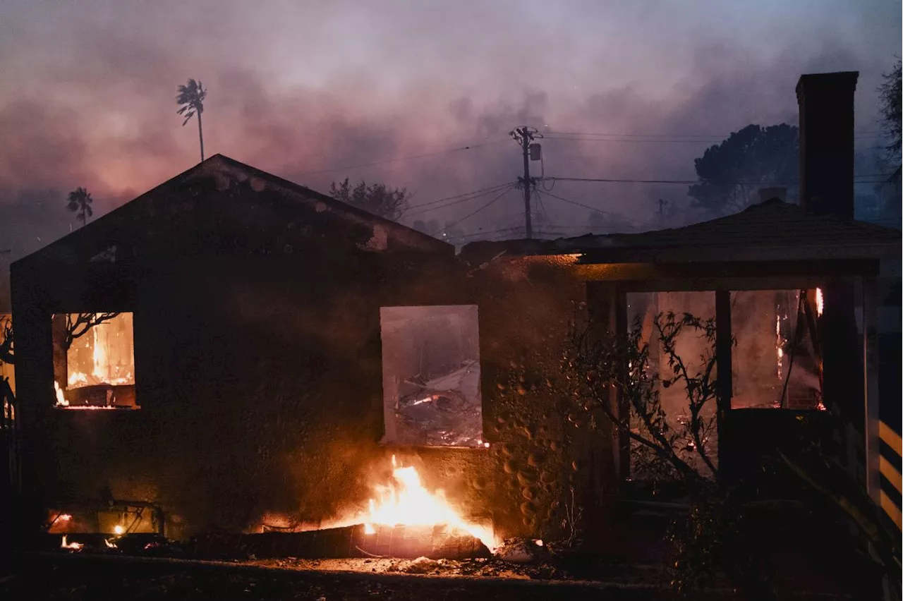 California wildfires: On a screen, devastation