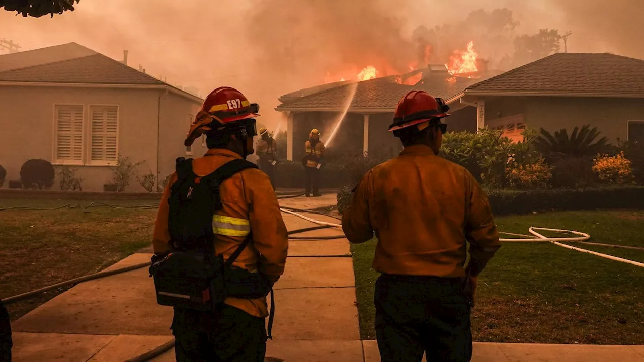 Los Angeles: Superreiche bieten privaten Feuerwehrleuten viel Geld