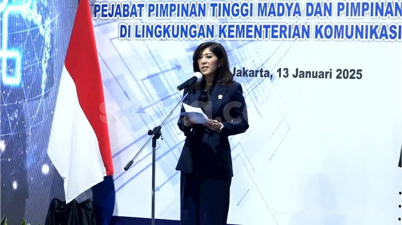 Meutya Hafid Resmi Lantik Pejabat Baru Kementerian Komdigi, Ini Daftarnya