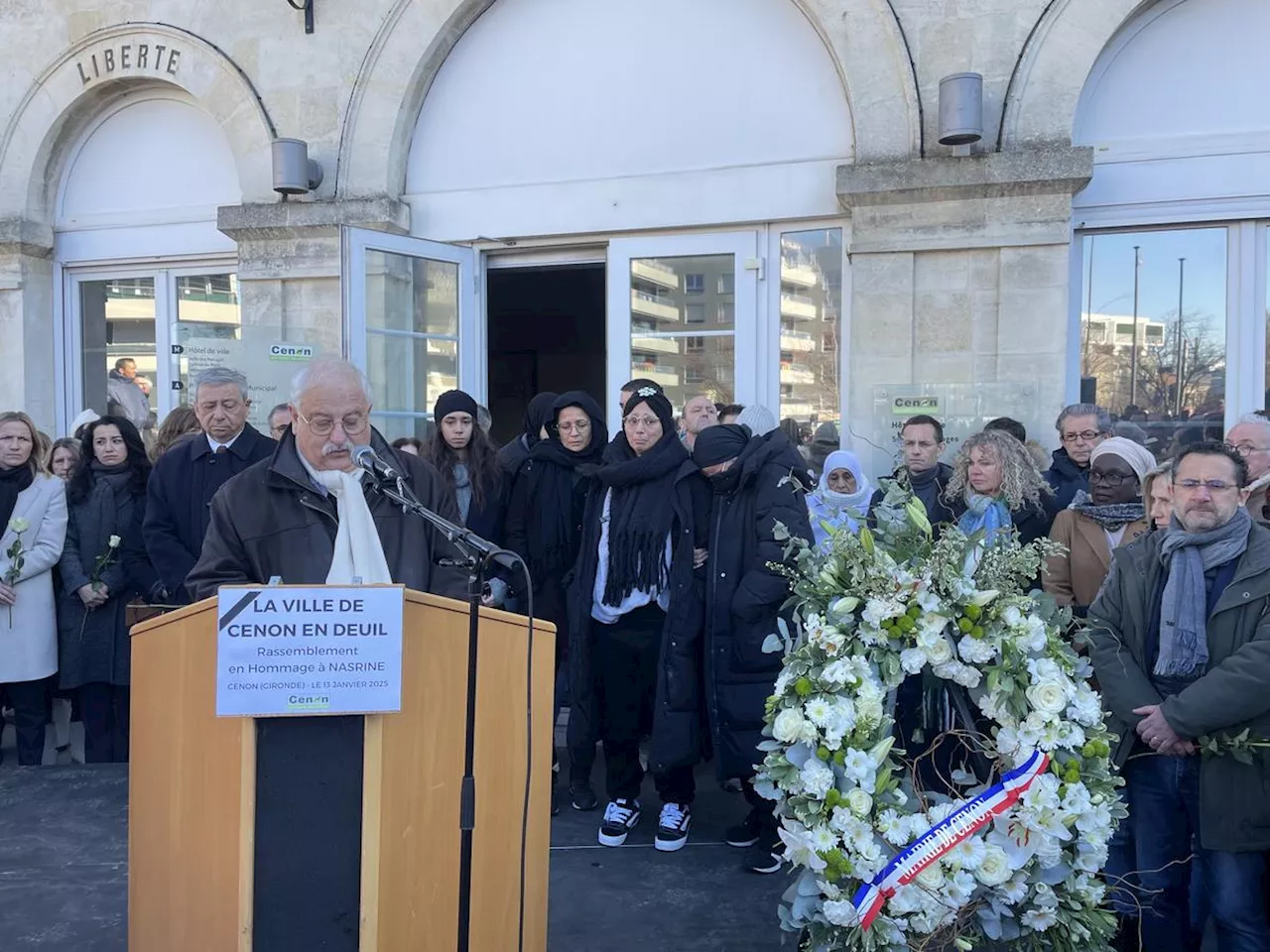 Vidéo. Féminicide à Cenon : entre émotion et tristesse, une grande marche blanche en hommage à Nasrine