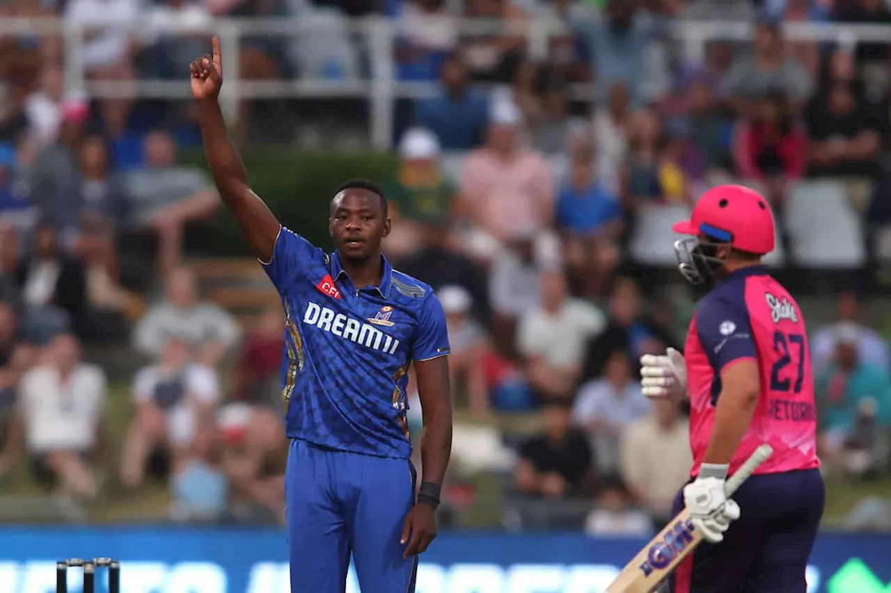 MI Cape Town Thrashes Paarl Royals by 33 Runs in SA20