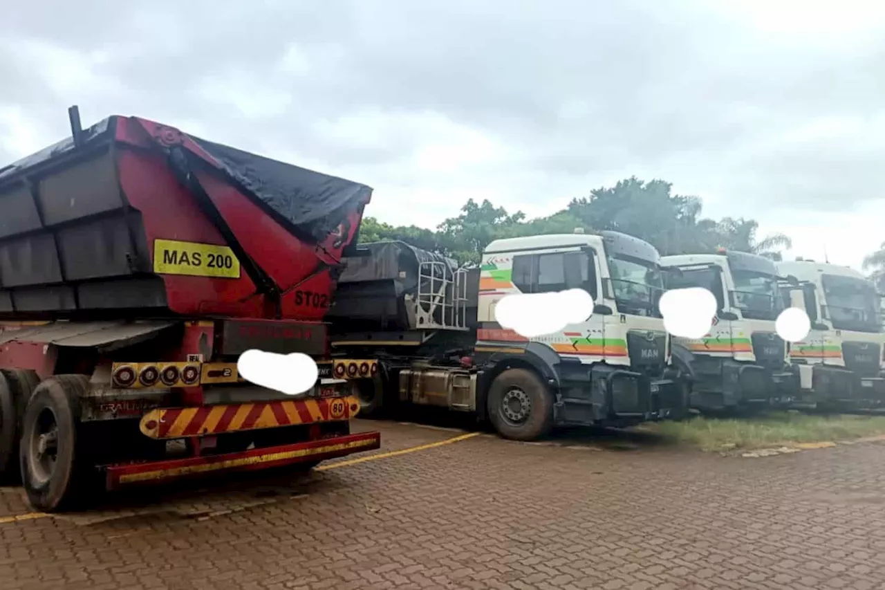 Police arrest six truckers for theft of minerals in Pongola, KZN