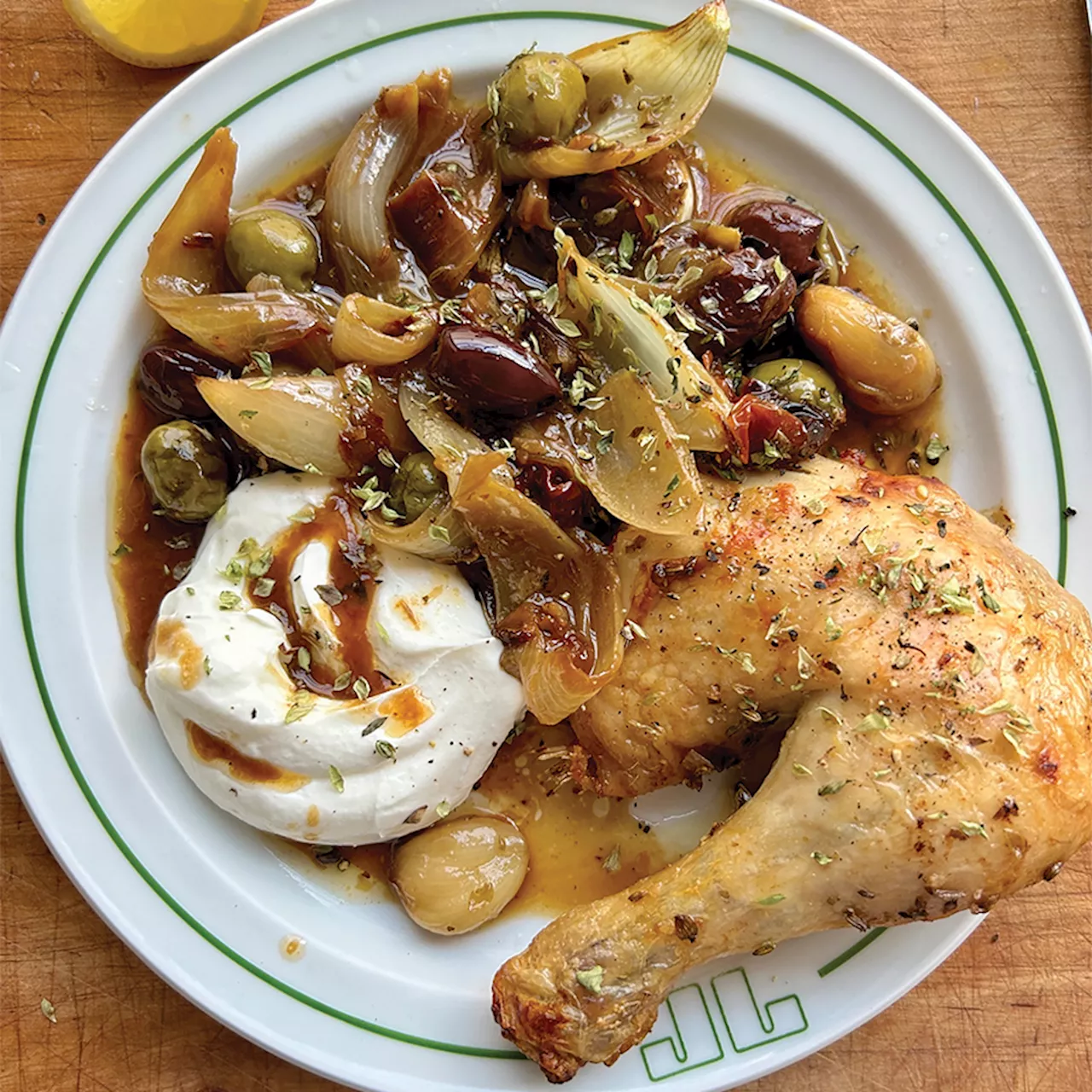 Greek-Inspired One-Pot Roast Chicken