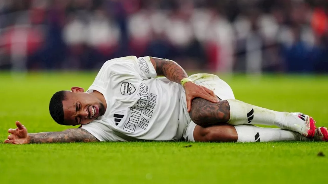 Gabriel Jesus injury a 'big worry' as Arsenal's problems stack up