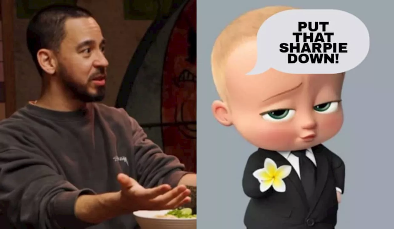 Mike Shinoda Signed a Baby's Forehead in Malaysia