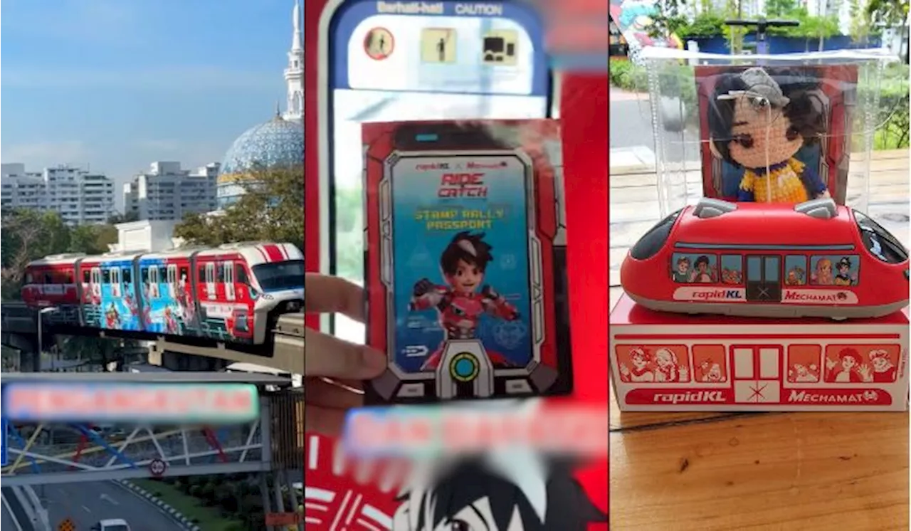 [Video] Ini 15 Lokasi Stesen Terpilih Bagi Rapid KL X Mechamato Ride & Catch: Robot Hunt