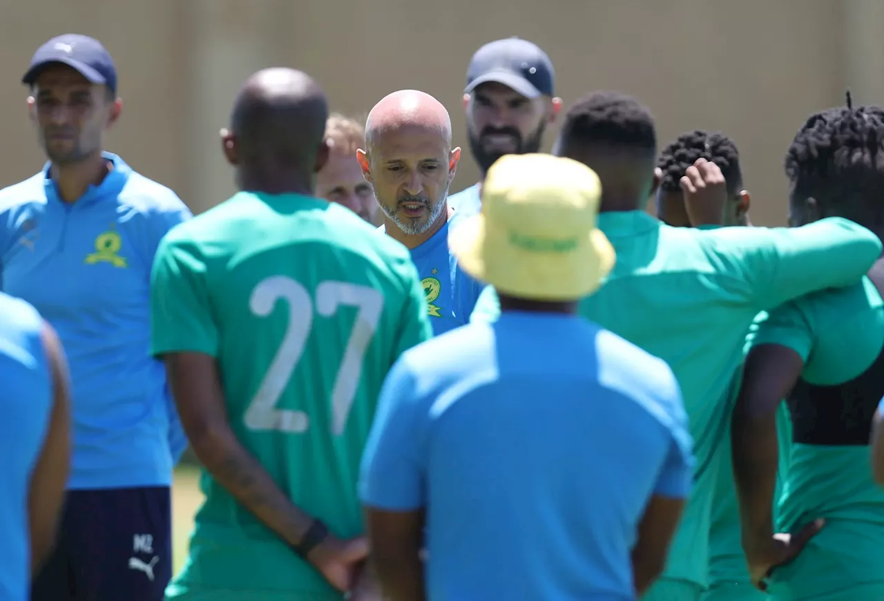 Bafana Bafana striker spotted training at Mamelodi Sundowns!