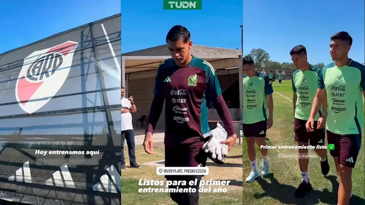 La Selección Mexicana se entrena en Argentina antes de amistosos contra Inter y River