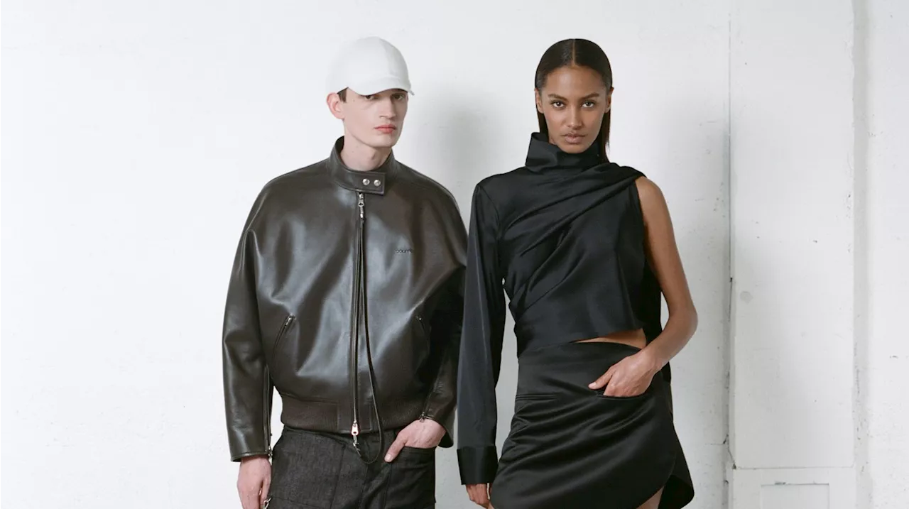 Fashion Label Embraces Biker Chic and Dance Floor Glamour