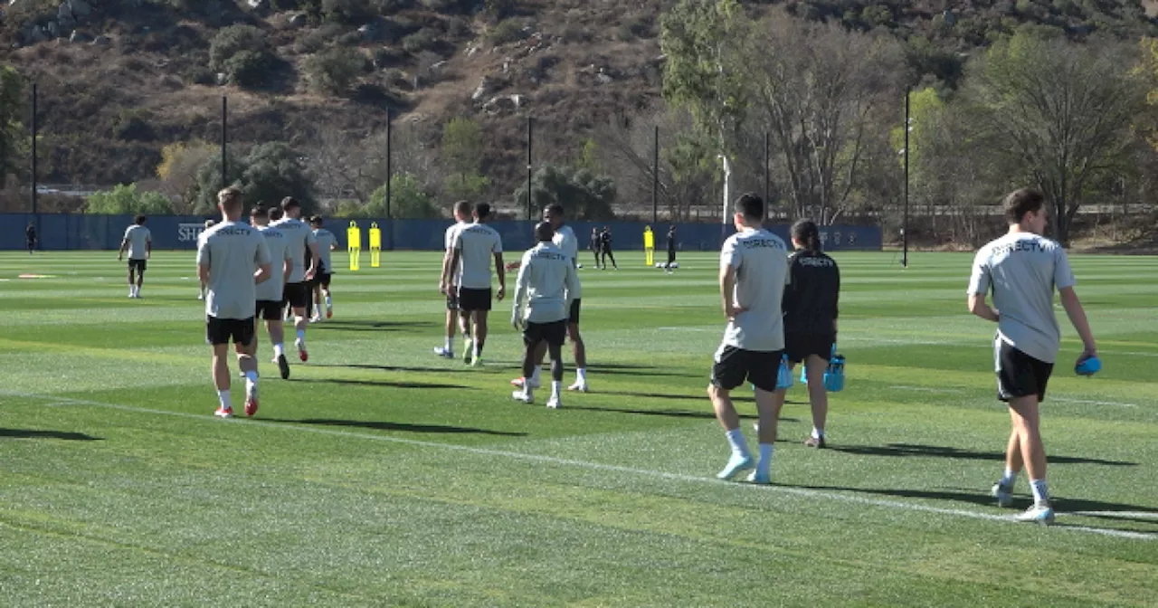 San Diego FC holds first ever practice at Sycuan training facility