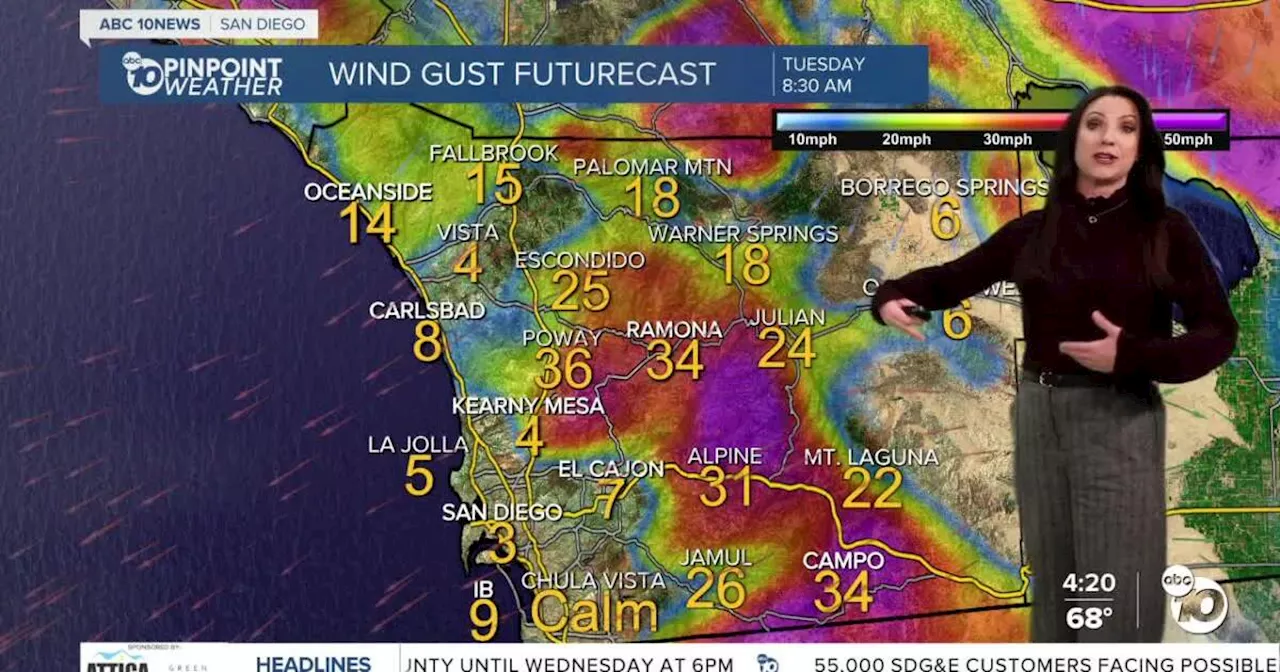 Santa Ana Winds Bring Critical Fire Danger to Southern California