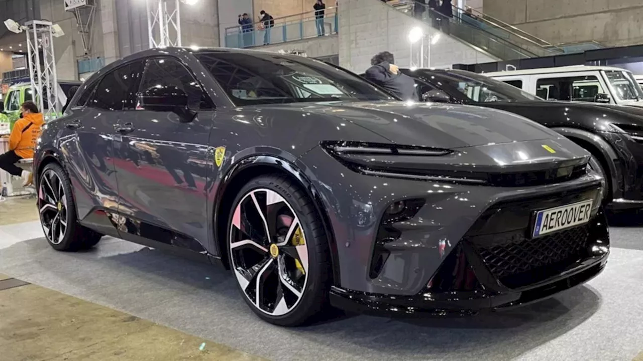 Toyota Crown Sport Gets a Ferrari Purosangue Makeover