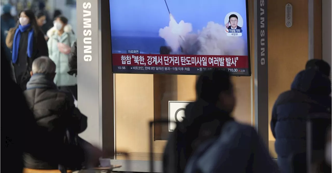 North Korea Test-Fires Multiple Short-Range Missiles