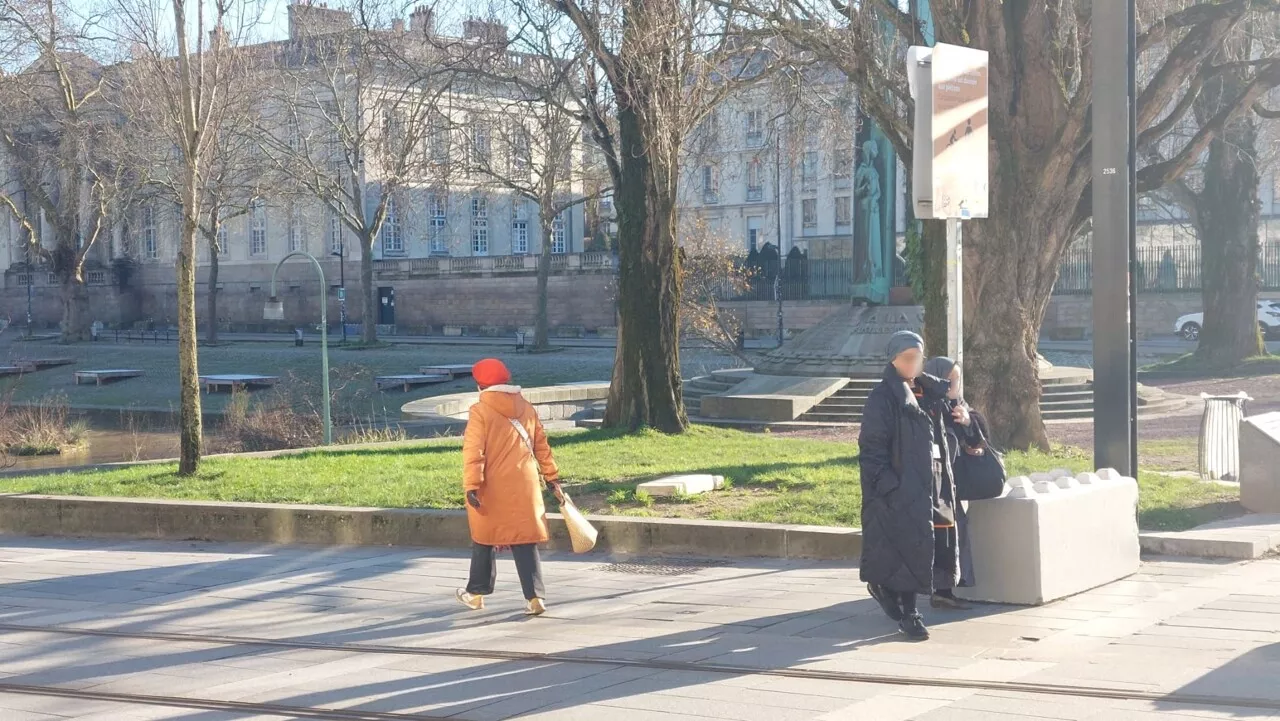 Nantes a connu une nuit glacial le 13 au 14 janvier 2025