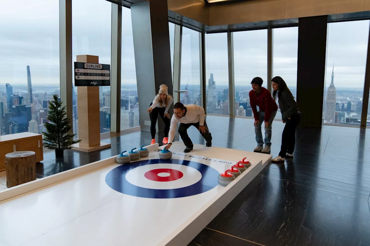 New Sky Chalet at Edge at Hudson Yards brings curling to new heights