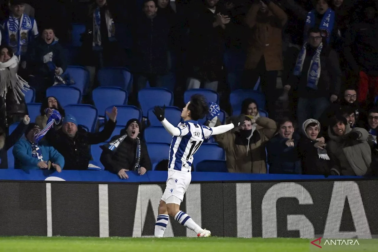 Kubo Cetak Gol Tunggal, Real Sociedad Raih Kemenangan Tipis Atas Villarreal