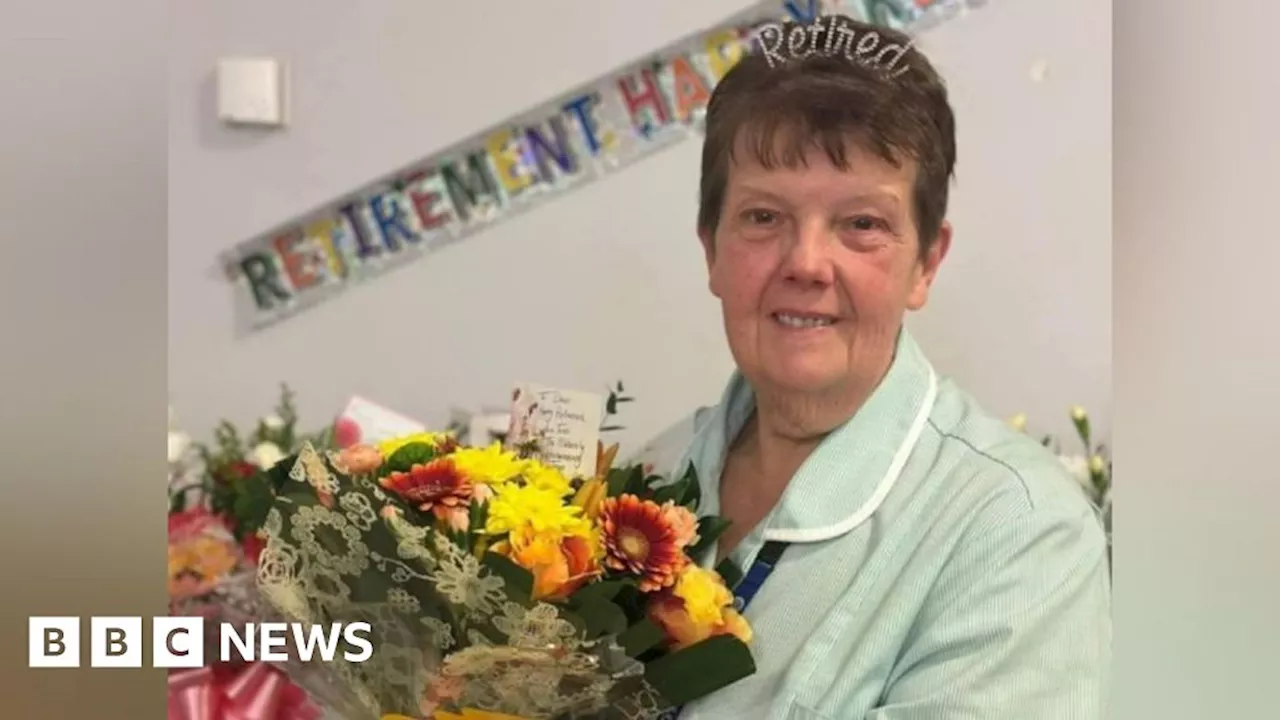 Walsall hospital cleaner hangs up apron after 36 years