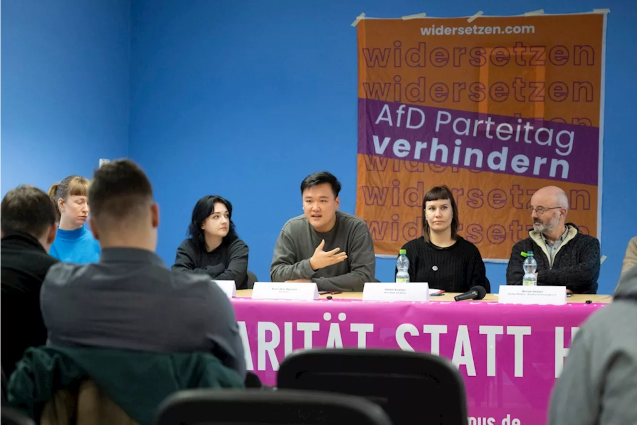 AfD-Parteitag: Welche Rolle spielte Linke-Politiker Nguyen bei den Gegenprotesten in Riesa?