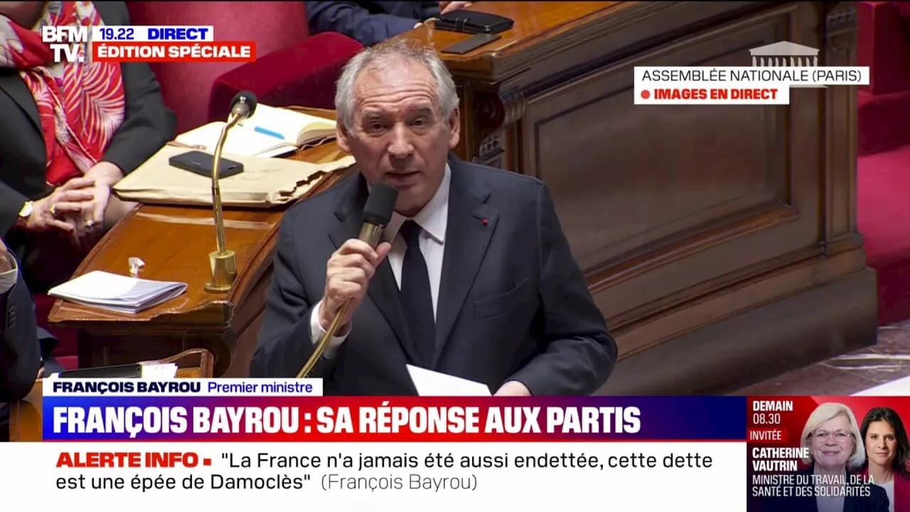 François Bayrou Déclare sa Politique Générale