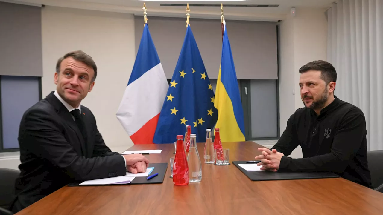 Zelensky et Macron discutent du soutien à l'Ukraine et d'un éventuel déploiement de troupes