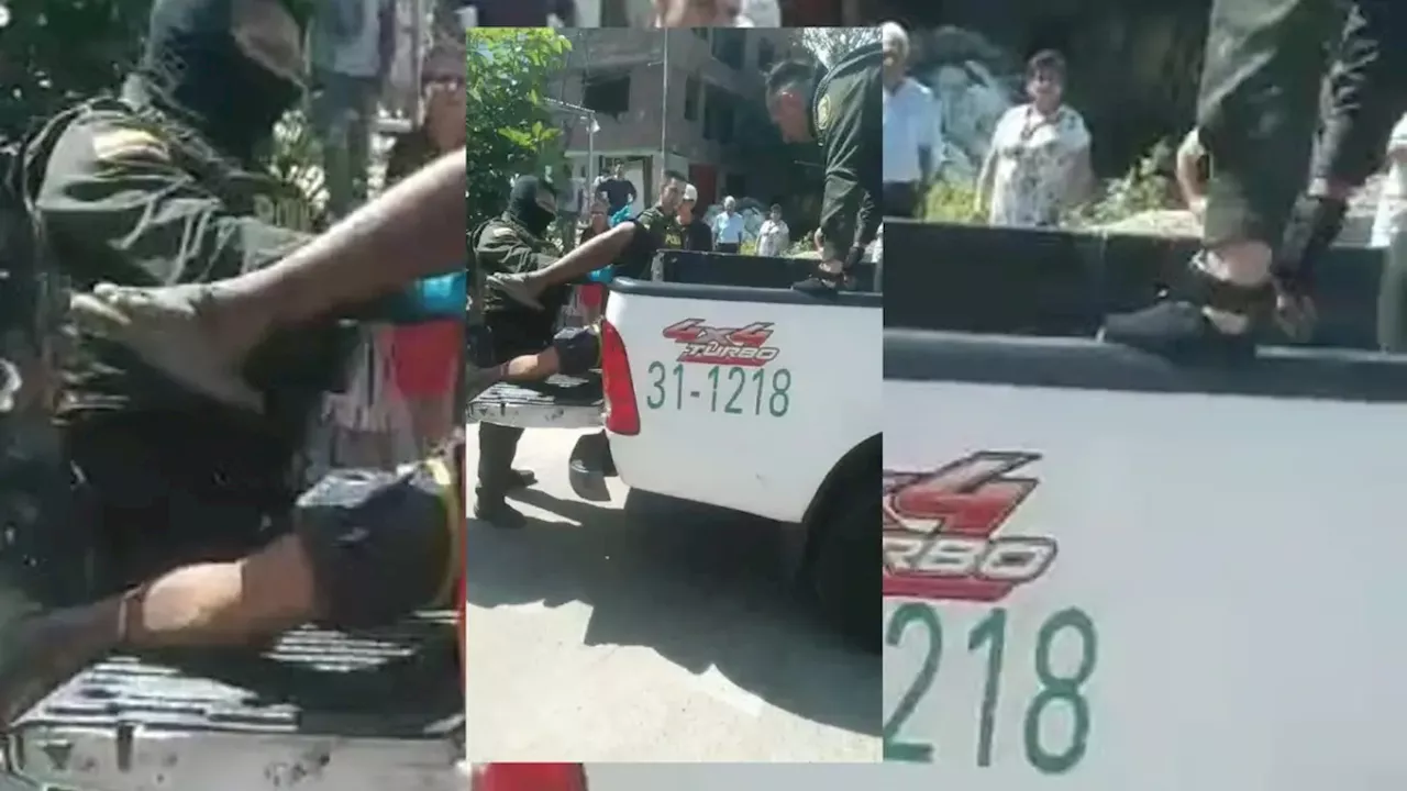 Capturan a hombre que intentó raptar a una bebé en Bucaramanga; comunidad casi lo lincha