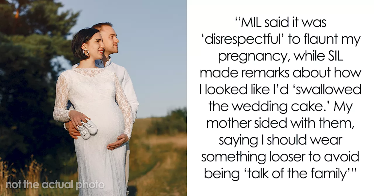 Woman Refuses To Hide Pregnancy On Wedding Day, MIL And SIL Make A Scene At Reception