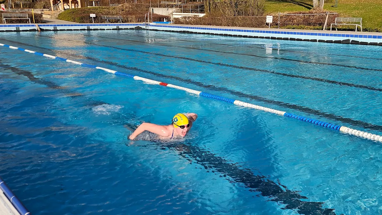 Eisschwimmerin Christina Gockeln bereitet sich auf die Weltmeisterschaft vor