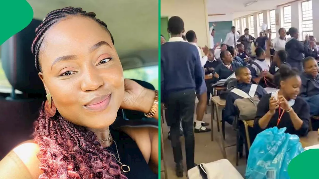 “Well Done Mam”: 2024 Matric Teacher Celebrates 100% Results in Maths Literacy, Video Has SA Hyped