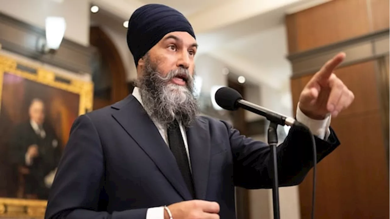 NDP Leader Singh Slams Poilievre Over Trump's Tariff Threat, Calls for Mineral Supply Restrictions