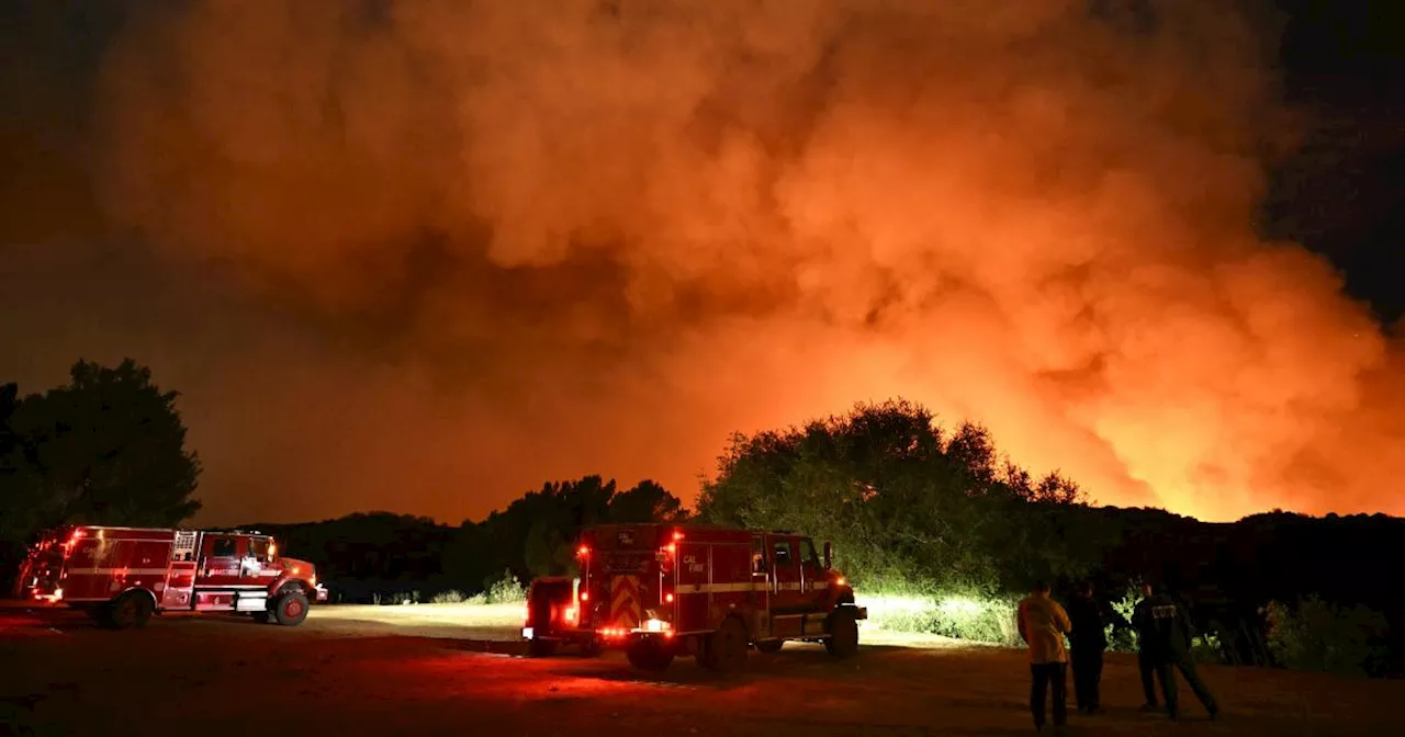 Empty Reservoir Highlights Water Supply Challenges During California Wildfires