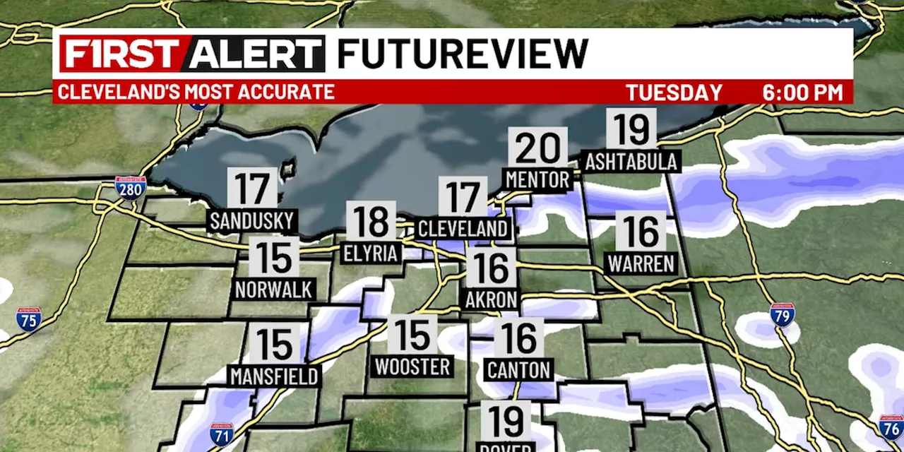 19 First Alert Day: Lake effect snow, wind and cold through tonight