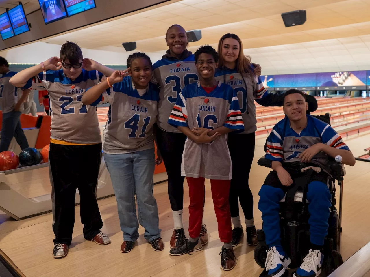 Lorain and Amherst Unified Special Olympics teams celebrate inclusion at friendly bowling event