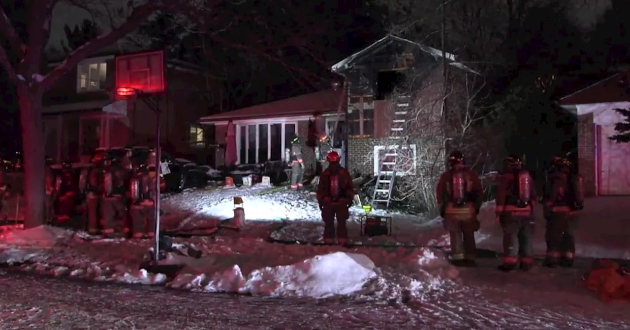 One Person Hospitalized After Two-Alarm House Fire in North York