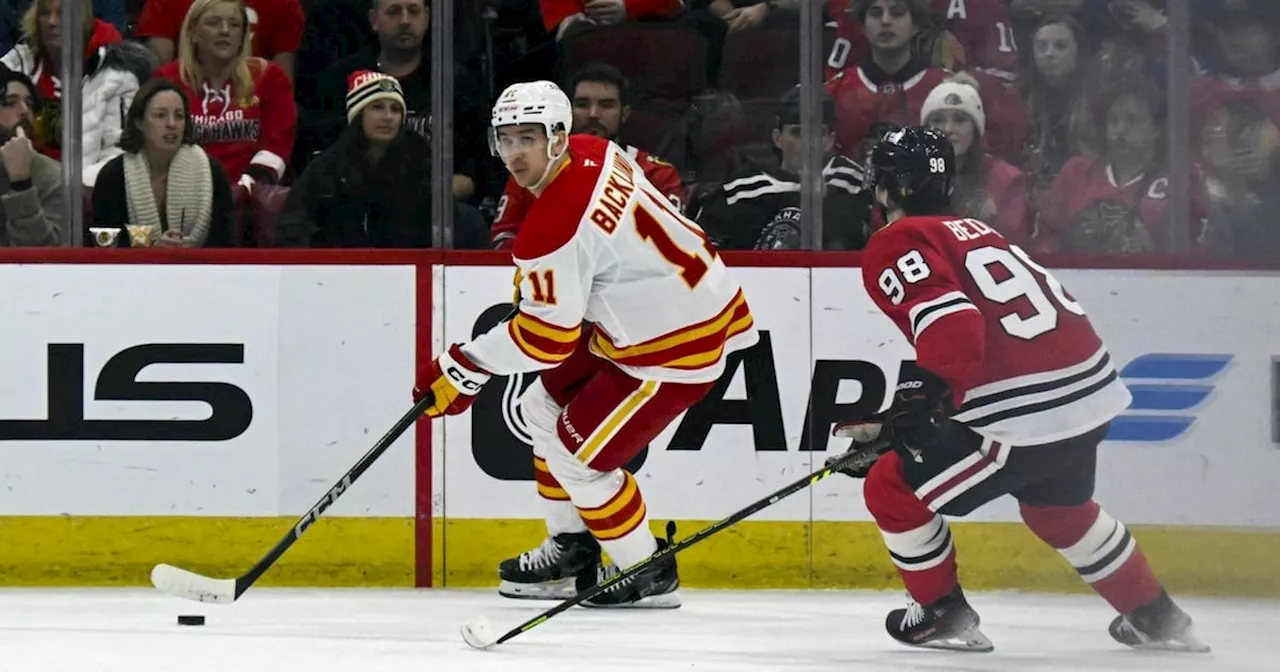 Jakob Pelletier scores twice as Calgary Flames cruise to 5-2 win over Chicago Blackhawks