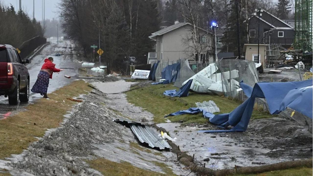 Hurricane-Force Winds Batter Anchorage, Leaving Thousands Without Power