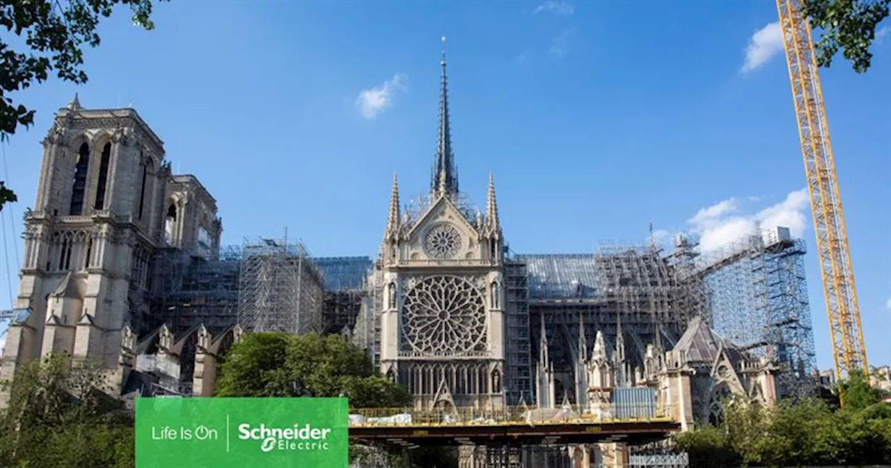 Schneider Electric bidrar till återställandet av Notre-Dame i Paris