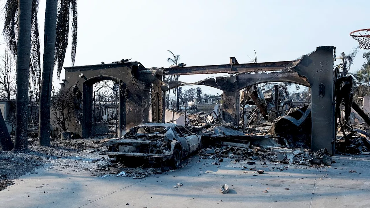 Pacific Palisades Inferno: Celebrity Mansions and Million-Dollar Homes Reduced to Ashes