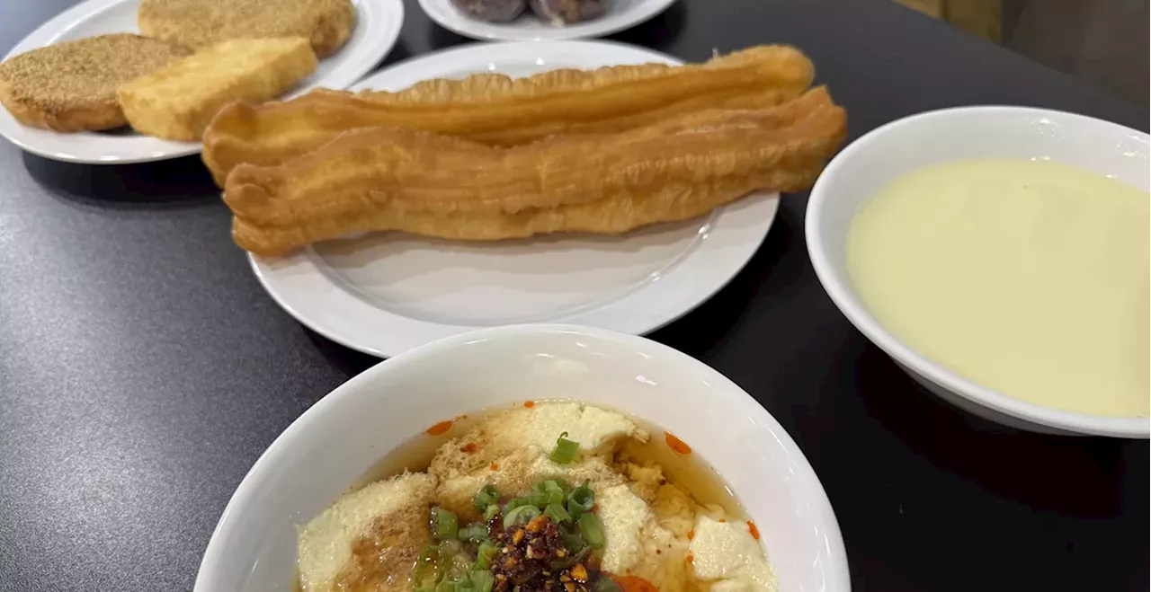 Traditional Chinese Breakfast Is Being Served in an Unexpected Place