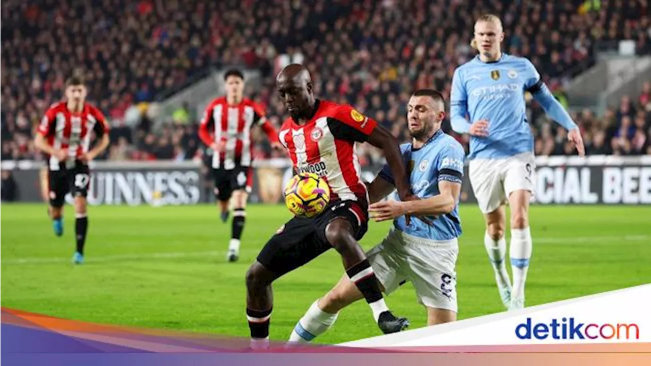 Brentford vs Man City Berlangsung Sengit