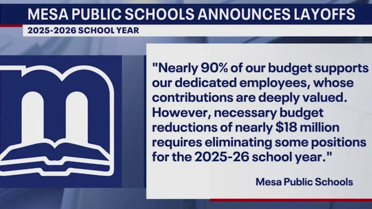 Mesa Public Schools to Eliminate Positions Due to Declining Enrollment and Funding