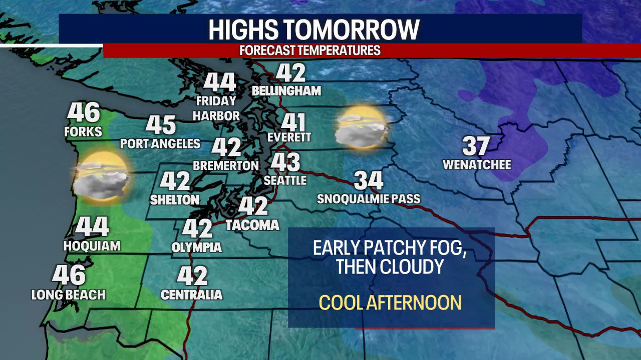 Quiet Weather Ahead With Morning Fog and Sunny Afternoons