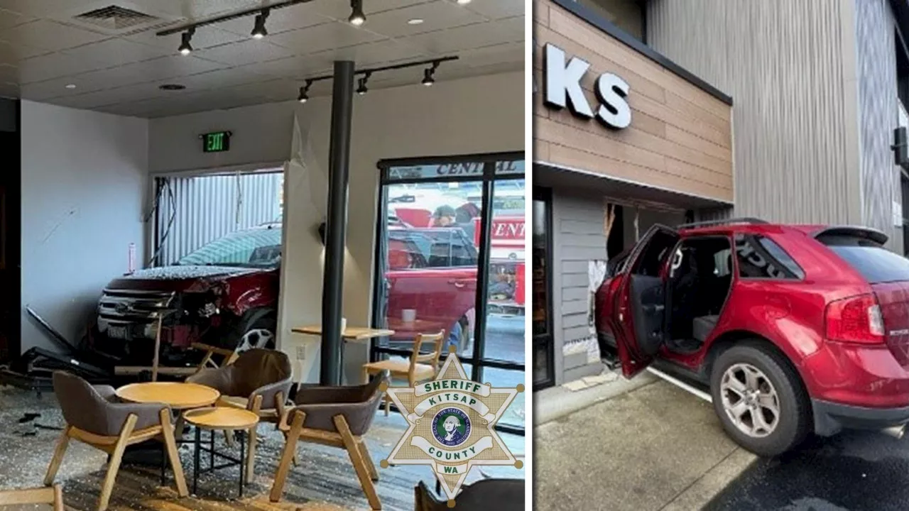 Woman injured by SUV crashing into Starbucks in Silverdale, WA