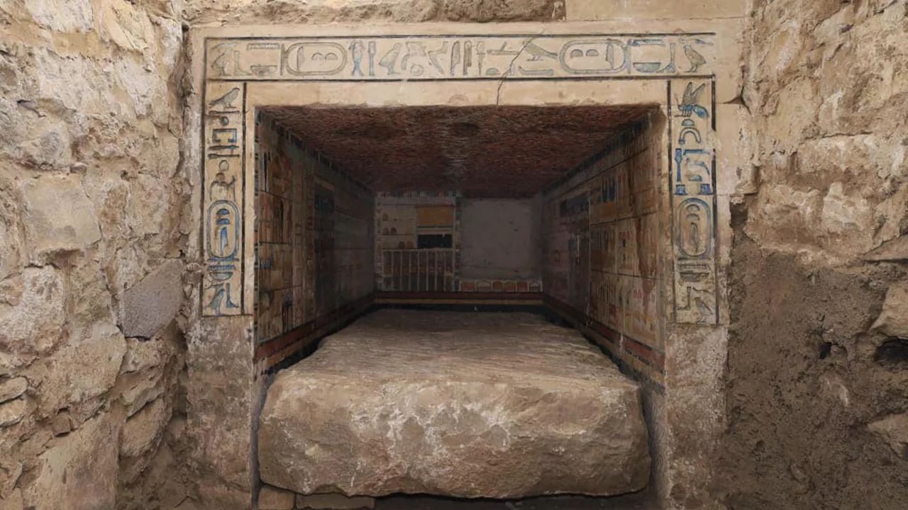 4,100-Year-Old Tomb of Egyptian Pharaoh's Physician Unearthed in Saqqara