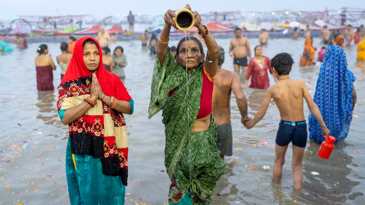 Millions Gather for Maha Kumbh, World's Largest Religious Gathering