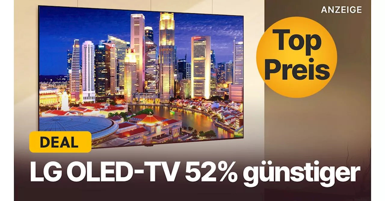 LG OLED-TV 1000€ günstiger: 55 Zoll 4K-Fernseher der Spitzenklasse jetzt im Amazon-Angebot abstauben!