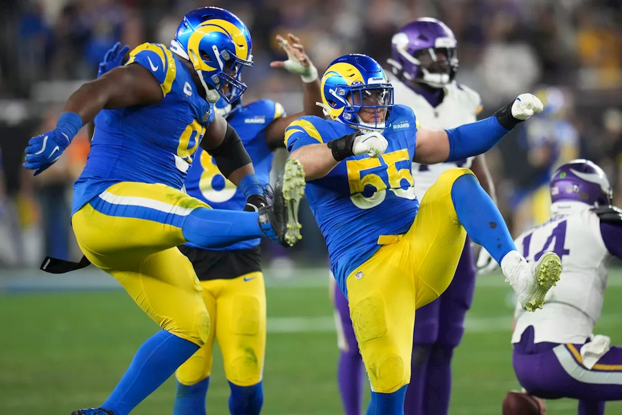 Rams Sack Darnold Nine Times to Defeat Vikings in Wild Card Game