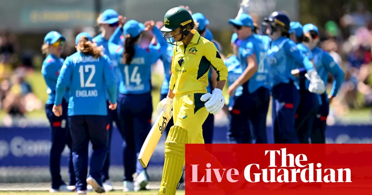 Australia v England: Women’s Ashes second cricket one-day international