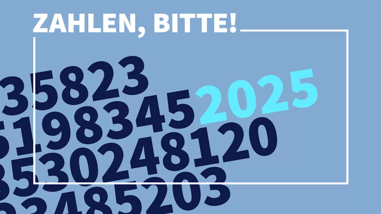 Zahlen, bitte! 2025 in Nerdfakten